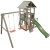 Детская деревянная игровая площадка Сибирика с 2-я горками (UE)